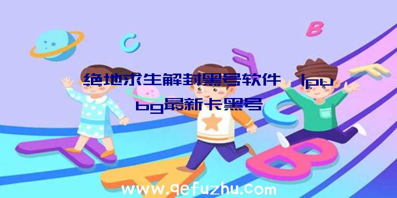 「绝地求生解封黑号软件」|pubg最新卡黑号